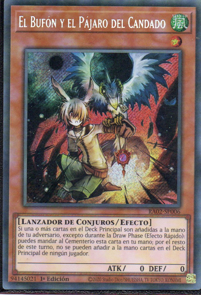 El Bufon y el Pajaro del Candado RA02-SP006 Secret rare