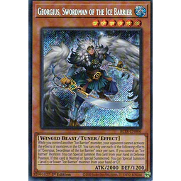 Georgius, Swordman of the Ice Barrier BLTR-EN006 Secret rare
