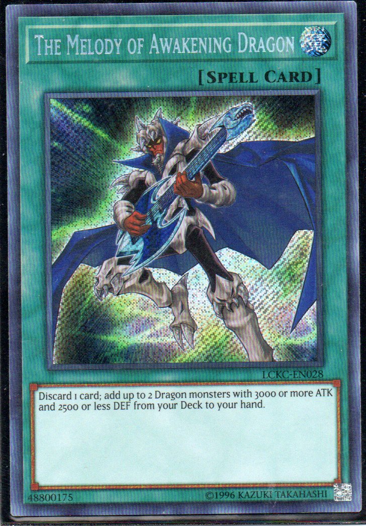 The Melody of Awakening Dragon LCKC-EN028 Secret rare