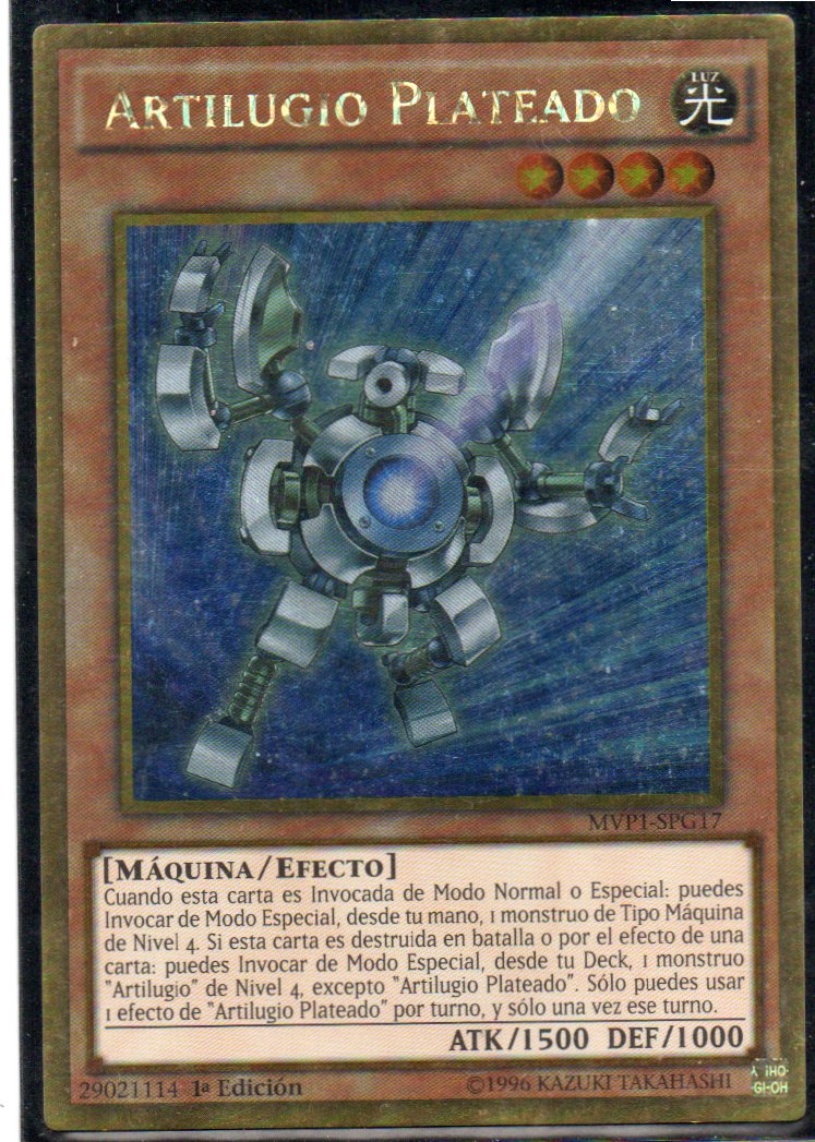 Artilugio Plateado MVP1-SPG17 Gold rare