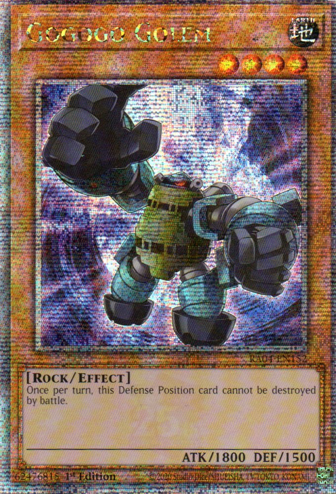 Gogogo Golem RA04-EN152 Quarter rare