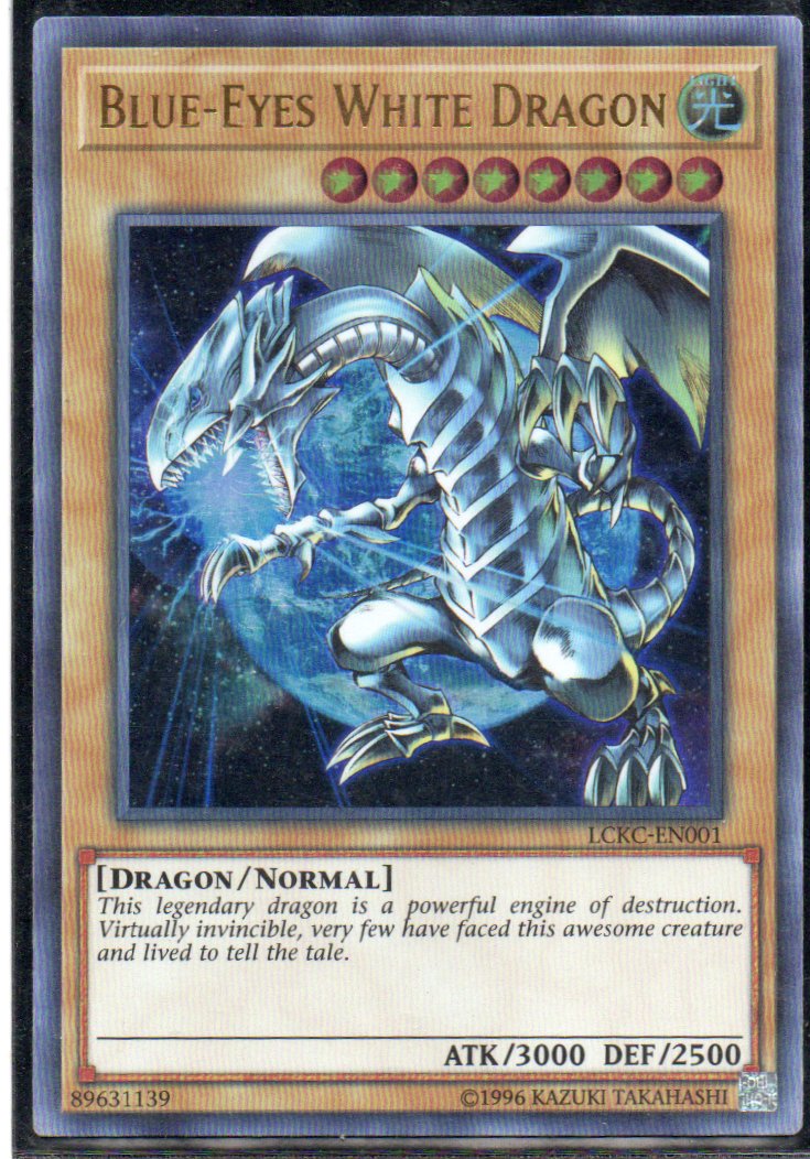 Blue-Eyes White Dragon LCKC-EN001 Ultra rare