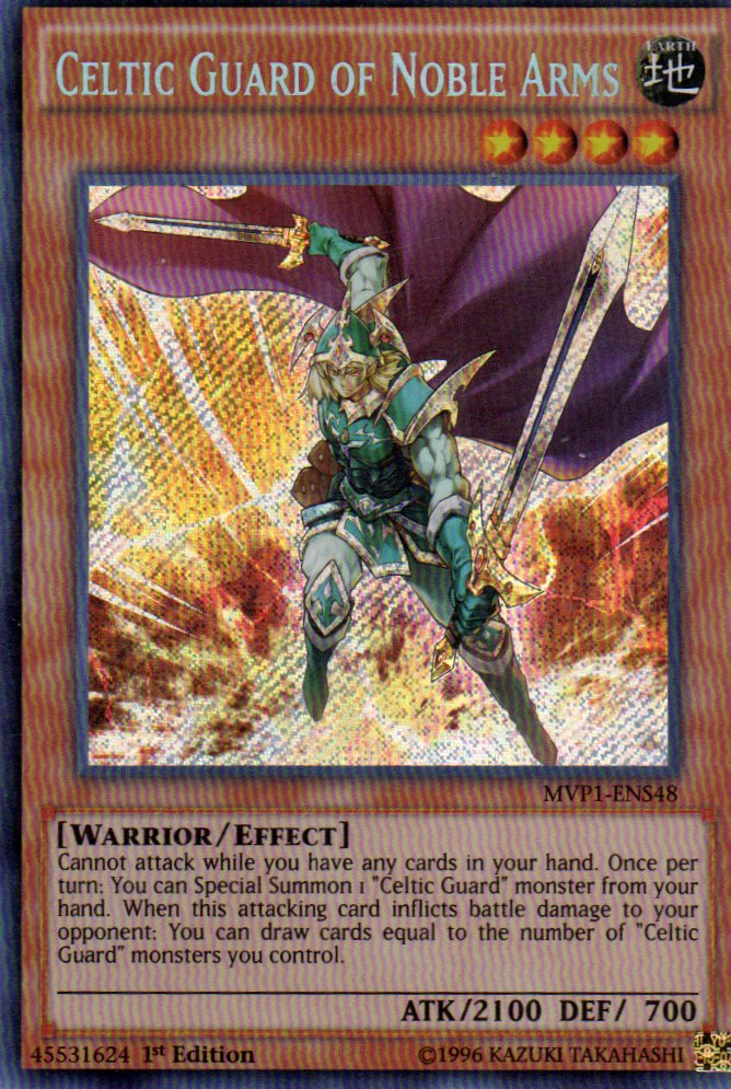 Celtic Guard of Noble Arms MVP1-ENS48 Secret rare