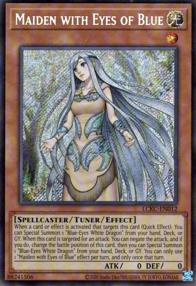 Maiden With Eyes of Blue LCKC-EN012 Secret rare