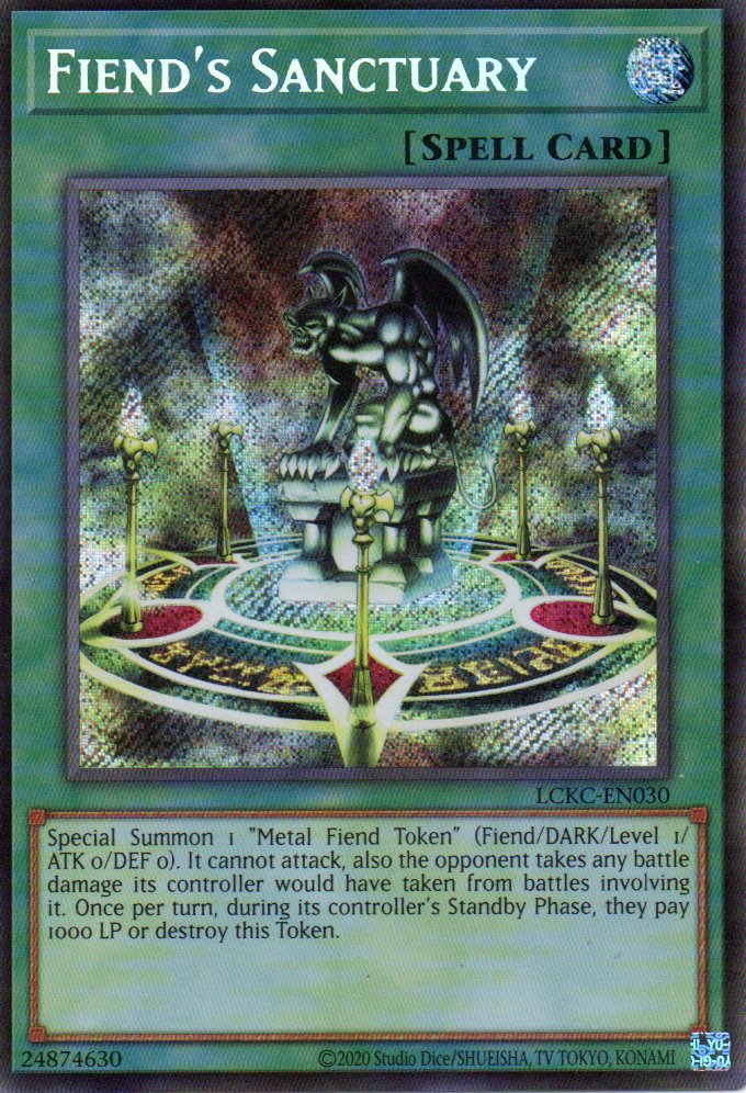 Fiend's Sanctuary LCKC-EN030 Secret rare