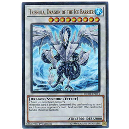 Trishula, Dragon of the Ice Barrier DUDE-EN014 ultra rare