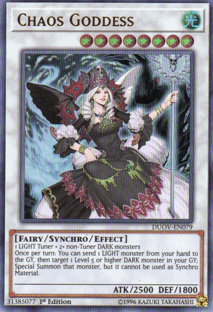 Chaos Goddness DUOV-EN079 ultra rare