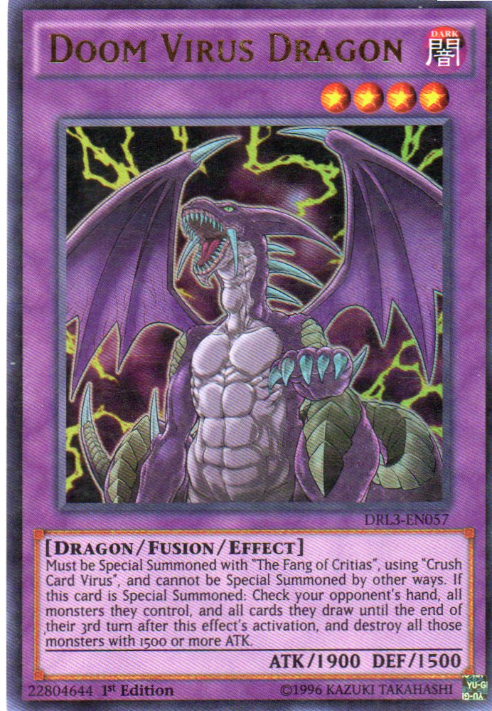 Doom Virus Dragon DRL3-EN057 Ultra rare