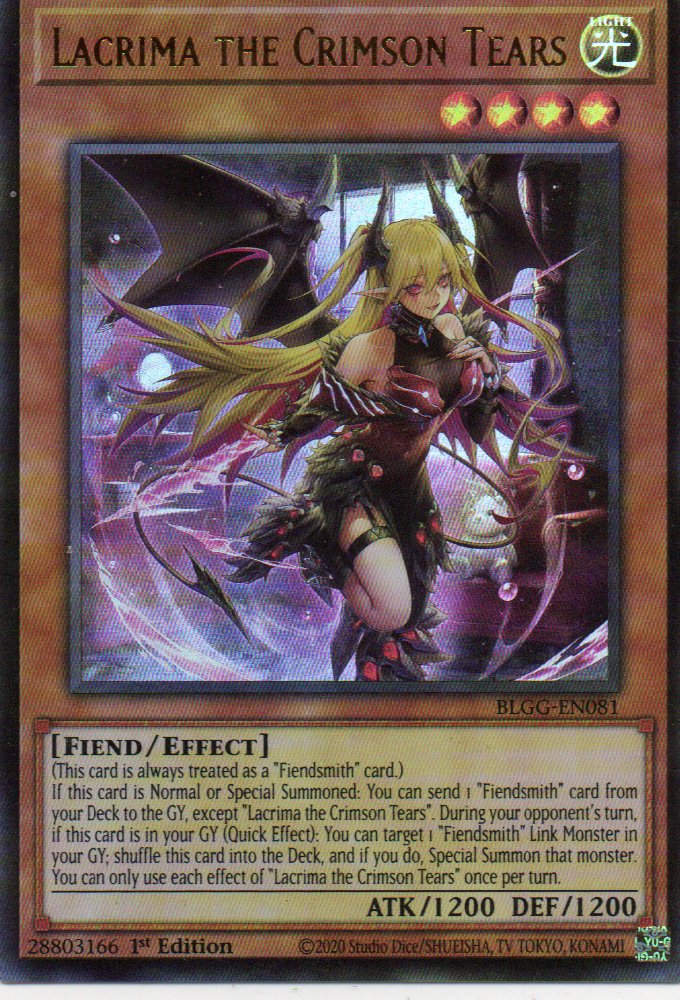 Lacrima the Crimson Tears BLGG-EN081 Ultra rare