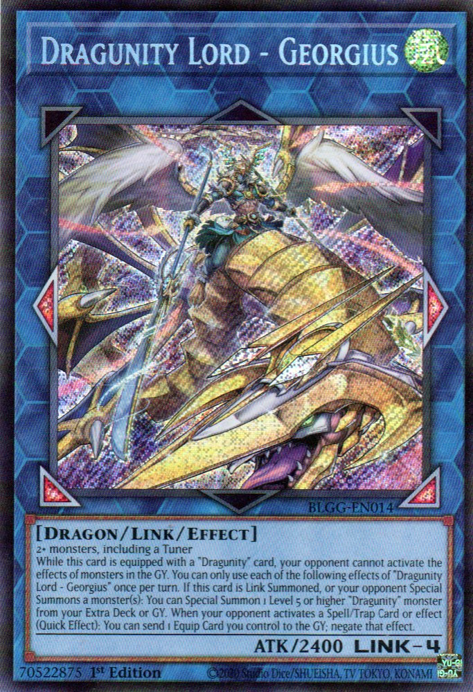 Dragunity Lord - Georgius BLGG-EN014 Secret rare