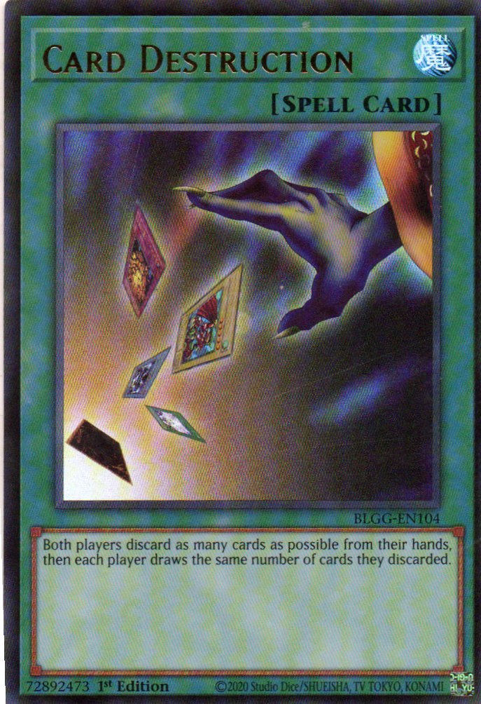 Card of Destruction BLGG-EN104 Ultra rare