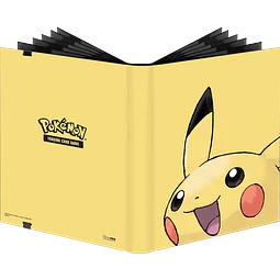 Carpeta Pikachu 9 Espacios Hoja Negra Ultra Pro