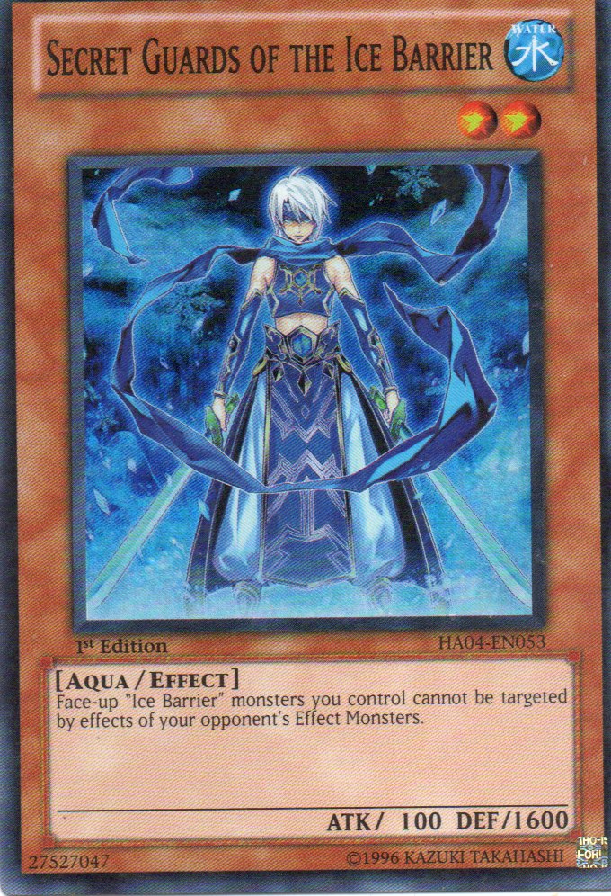 Secret Guards of the Ice Barrier HA04-EN053 Super rare