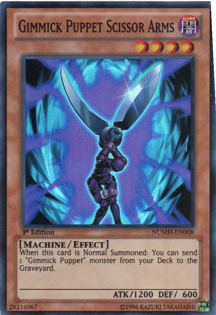 Gimmick Puppet Scissor Arms NUMH-EN008 Super rare