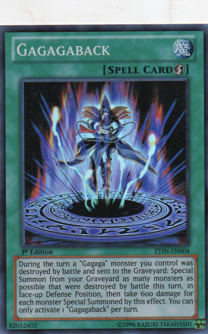 Gagagaback ZTIN-EN004 Super rare