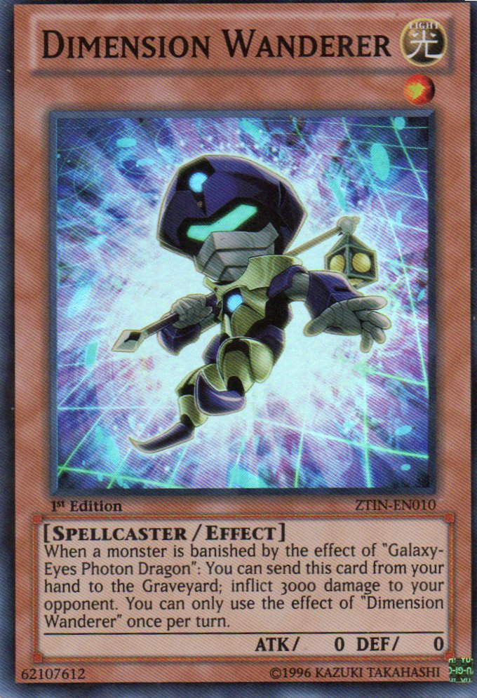 Dimension Wanderer ZTIN-EN010 Super rare