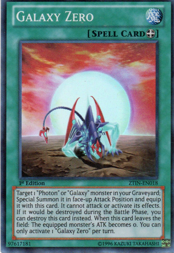 Galaxy Zero ZTIN-EN018 Super rare