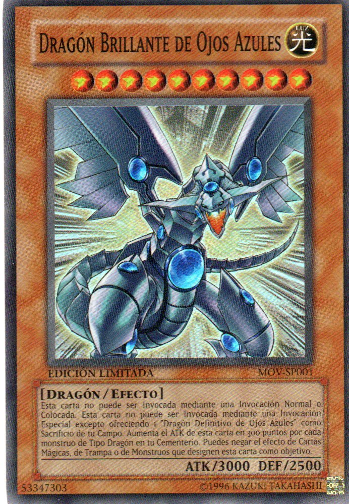 Dragon Brillante de Ojos Azules MOV-SP001 Super rare