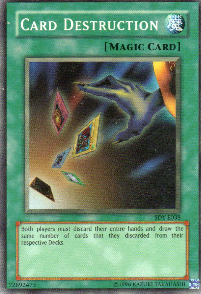 Card Destruction SDY-E038 Super rare