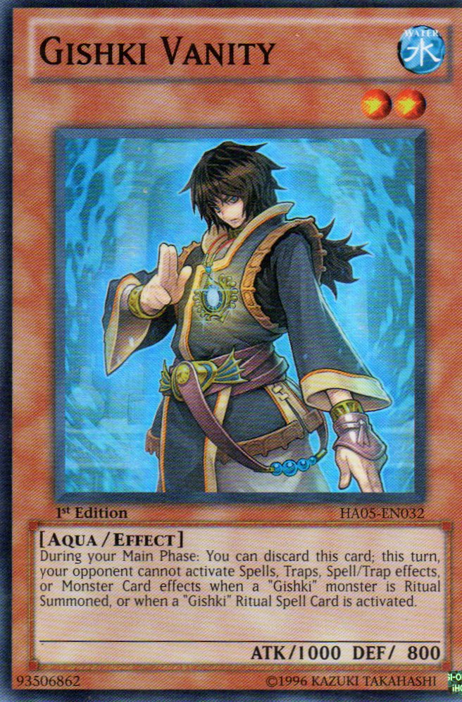 Gishki Vanity HA05-EN032 Super rare