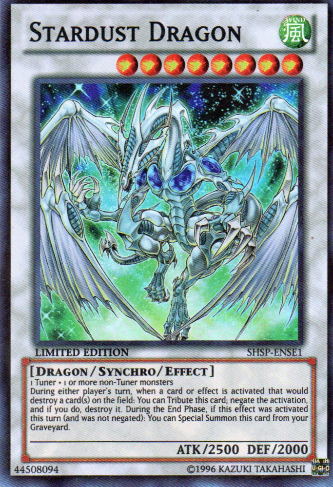 Stardust Dragon SHSP-ENSE1 Super rare
