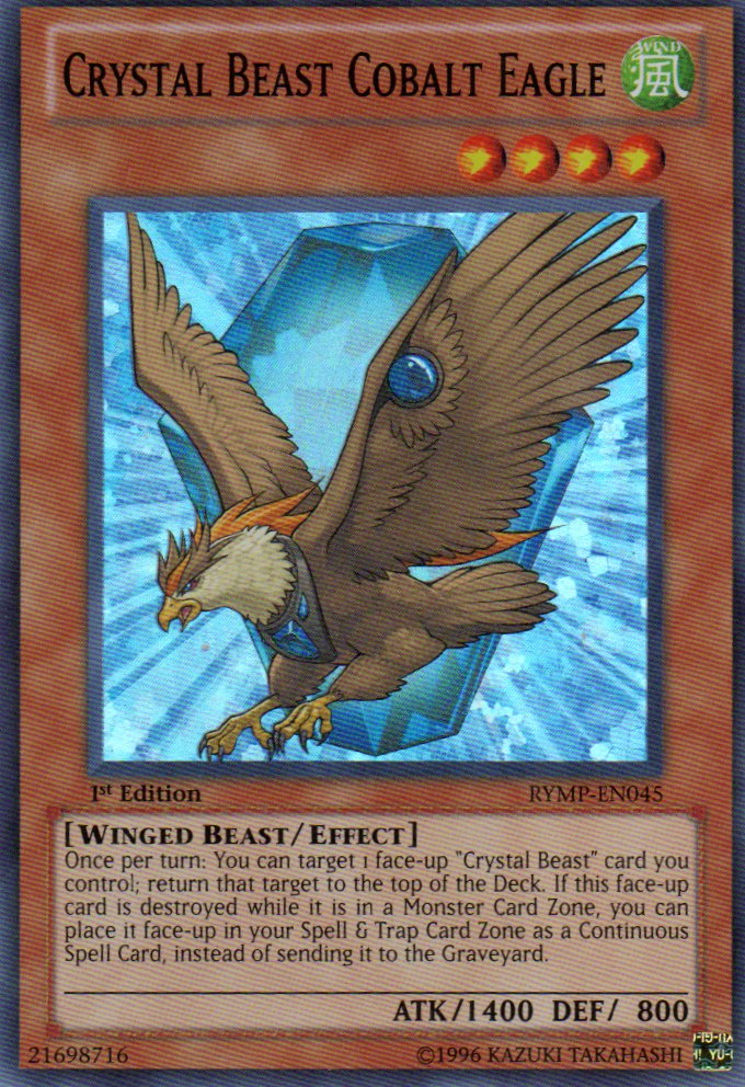 Crystal Beast Cobalt Eagle RYMP-EN045 Super rare