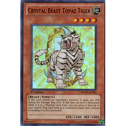 Crystal Beast Topaz Tiger RYMP-EN043 Super rare