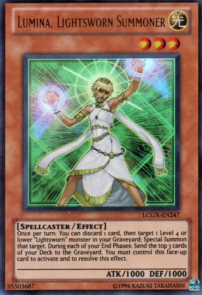 Lumina, Lightsworn Summoner LCGX-EN247 ultra rare
