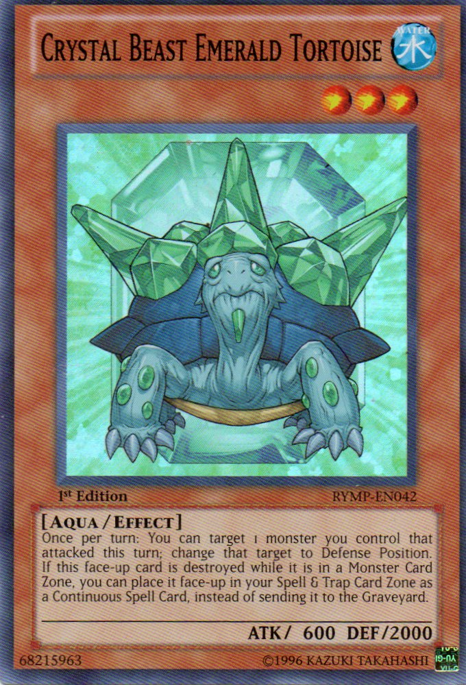 Crystal Beast Emerald Tortoise RYMP-EN042 Super rare