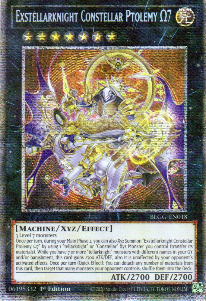 Exstellarknight Constellar Ptolemy Ω7 BLGG-EN018 Starlight rare