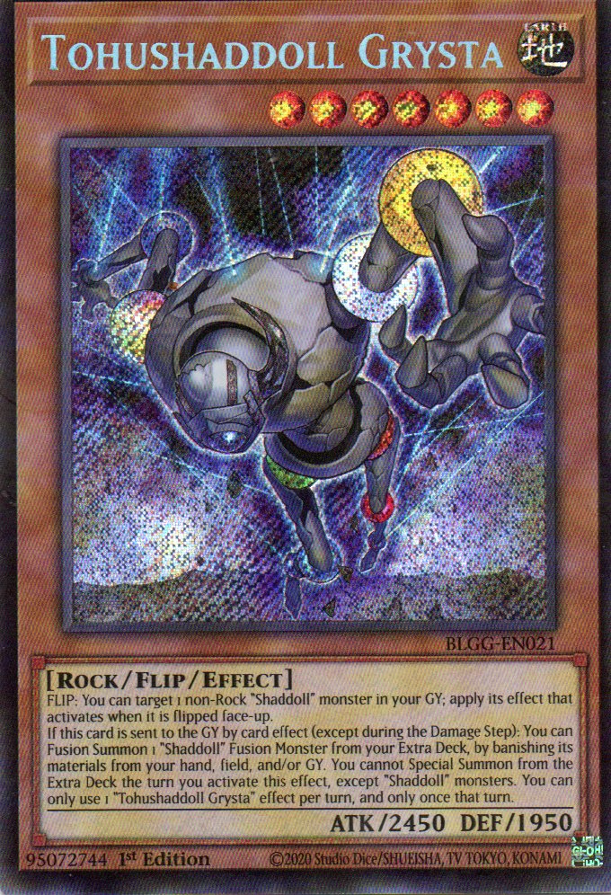 Tohushaddoll Grysta BLGG-EN021 Secret rare