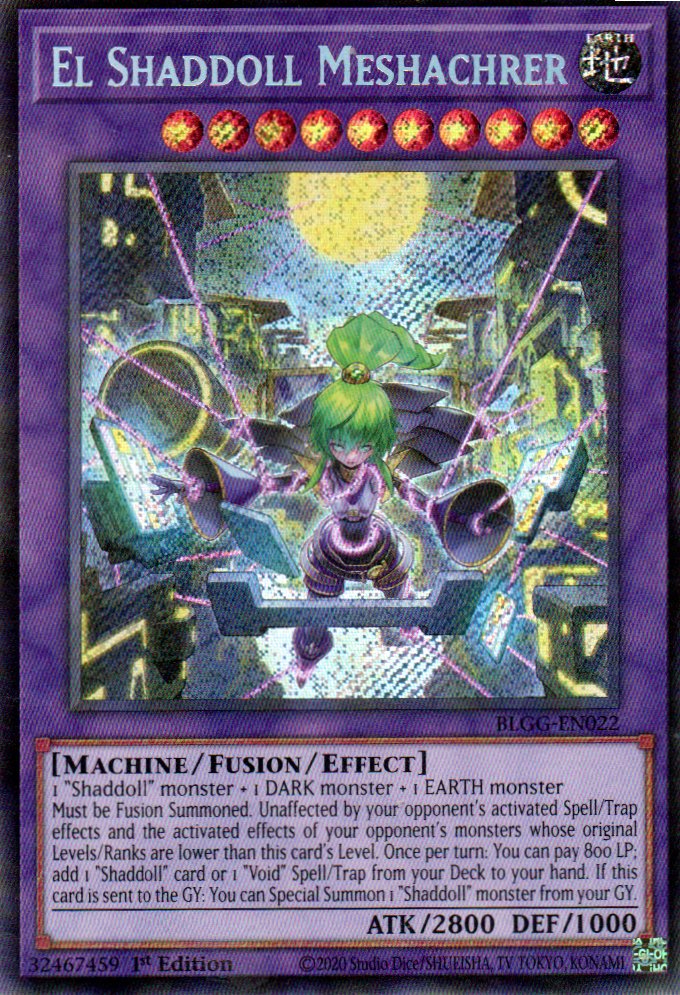 El Shaddoll Meshachrer BLGG-EN022 Secret rare