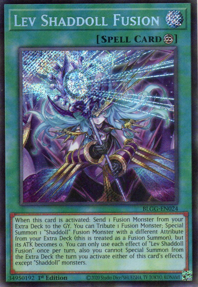 Lev Shaddoll Fusion BLGG-EN024 Secret rare