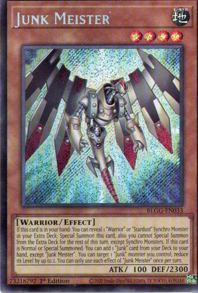 Junk Meister BLGG-EN033 Secret rare