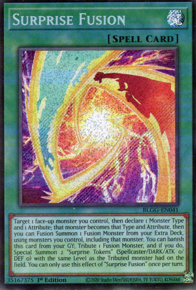 Surprise Fusion BLGG-EN041 Secret rare