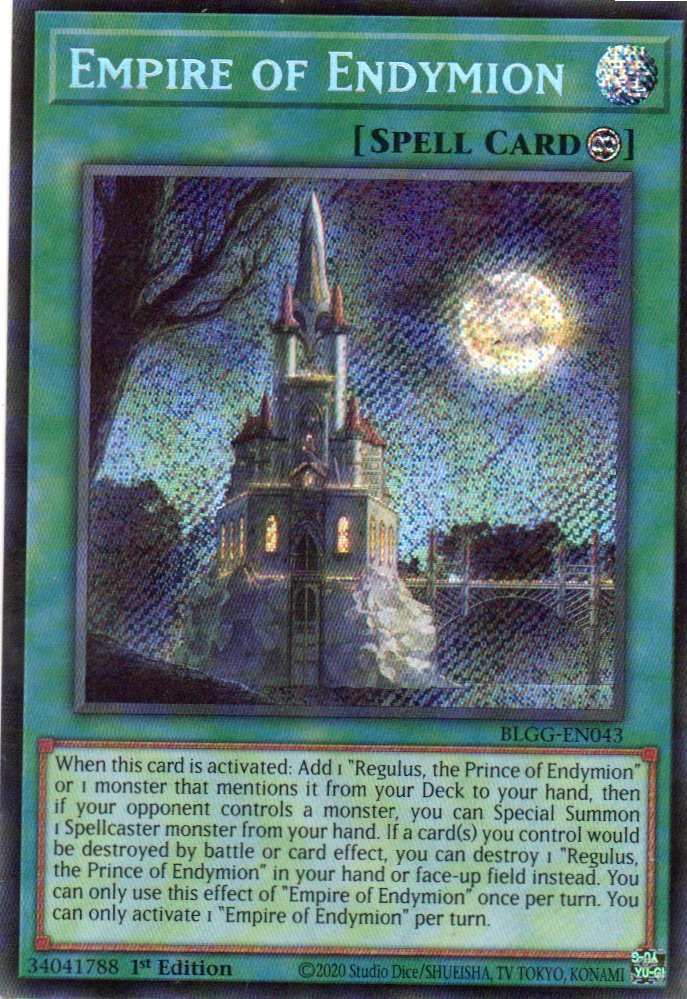 Empire of Endymion BLGG-EN043 Secret rare