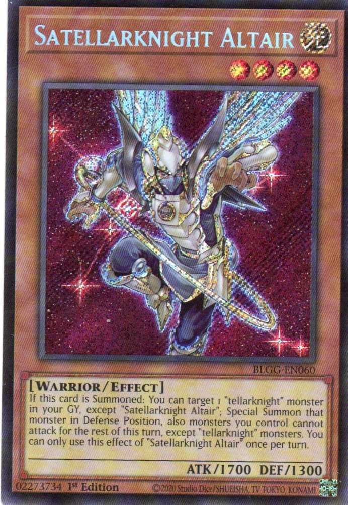 Satellarknight Altair BLGG-EN060 Secret rare