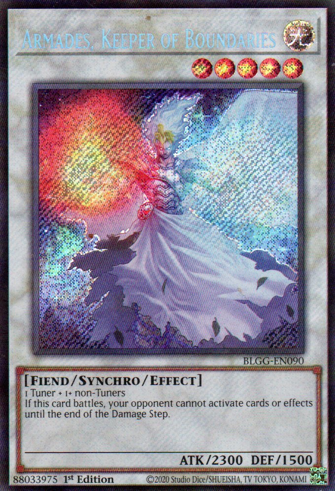 Armades, Keeper of Boudaries BLGG-EN090 Secret rare