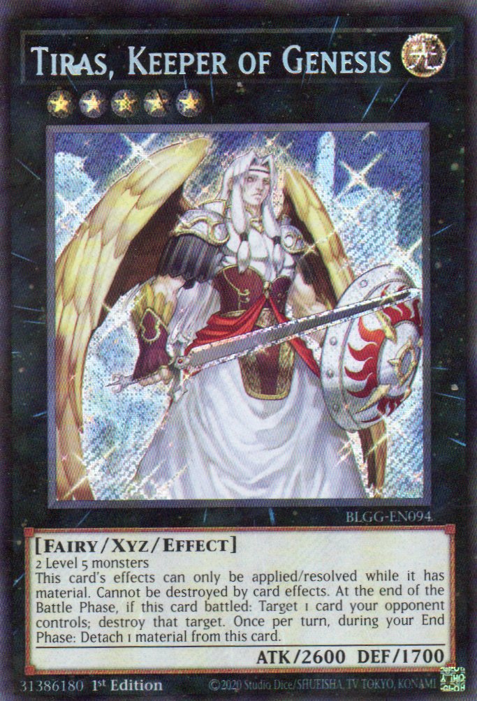 Tiras, Keeper of Genesis BLGG-EN094 Secret rare