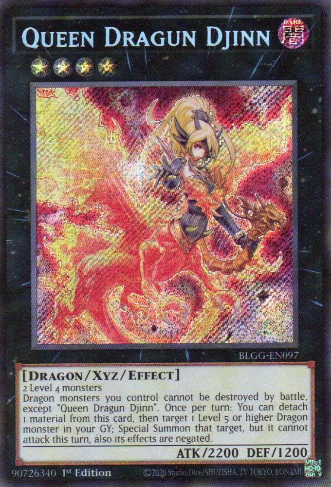 Queen Dragun Djinn BLGG-EN097 Secret rare