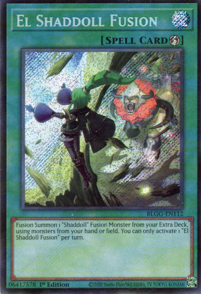 El Shaddoll Fusion BLGG-EN112 Secret rare