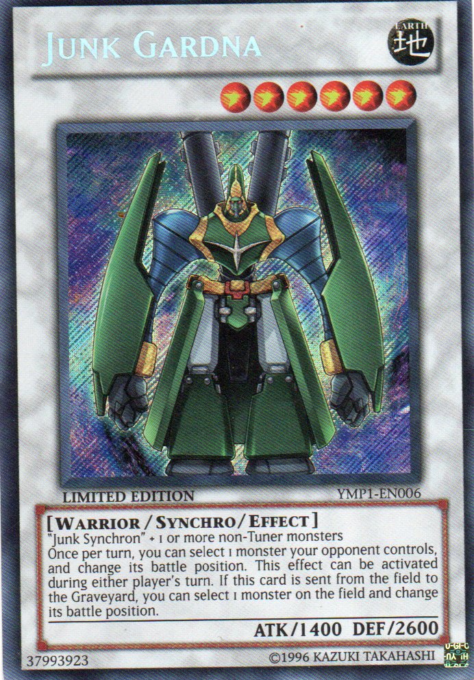 Junk Gardna YMP1-EN006 Secret rare