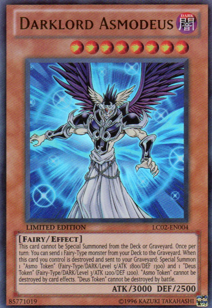 Darkloord Asmodeus LC02-EN004 ultra rare
