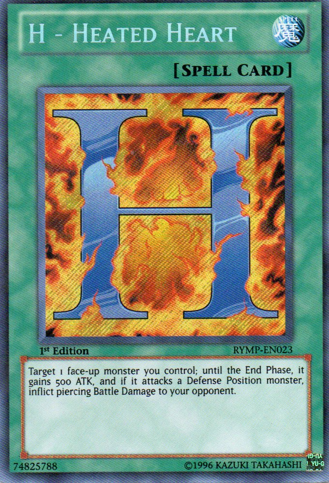 H - Heated Heart RYMP-EN023 Secret rare