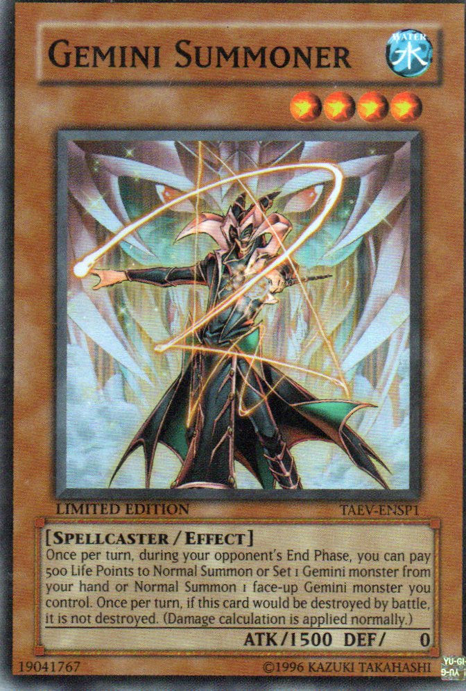 Gemini Summoner TAEV-ENSP1 Super rare