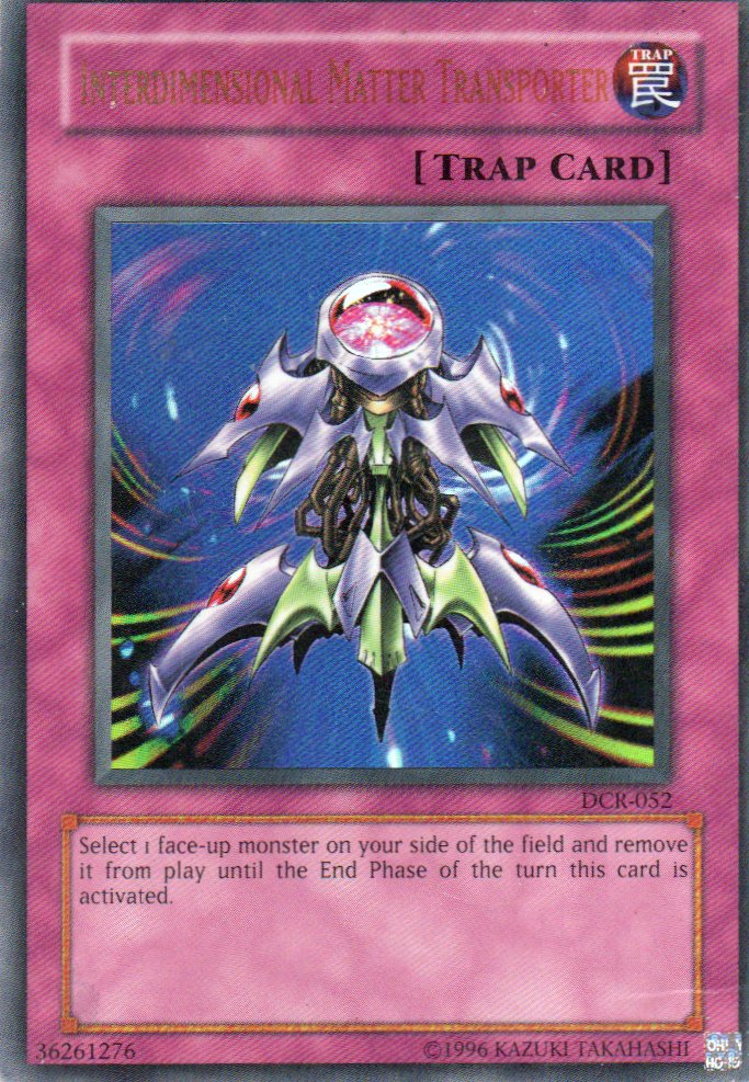 Interdimensional Matter Transporter DCR-052 ultra rare