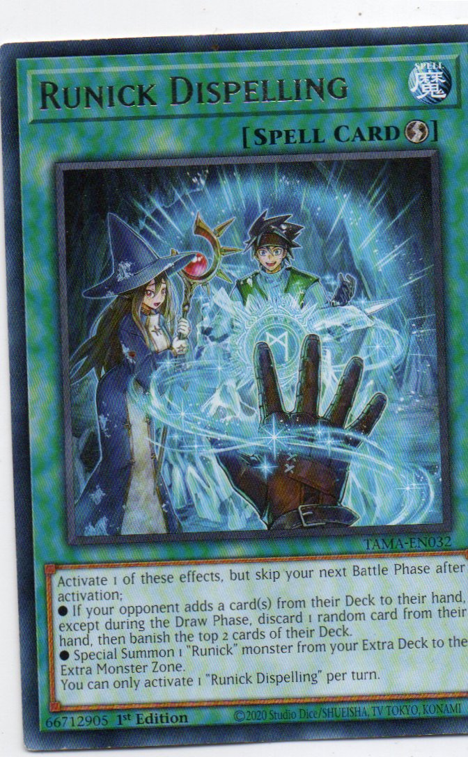 Runick Dispelling TAMA-EN032 Rare