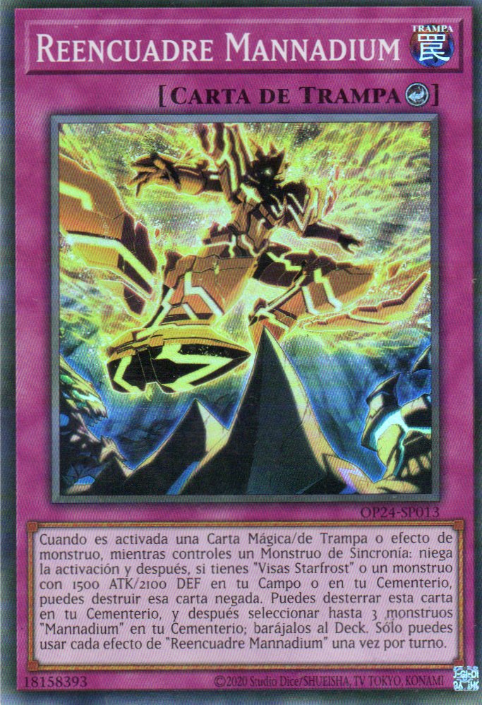 Reencuadre Mannadim OP24-SP013 Super rare