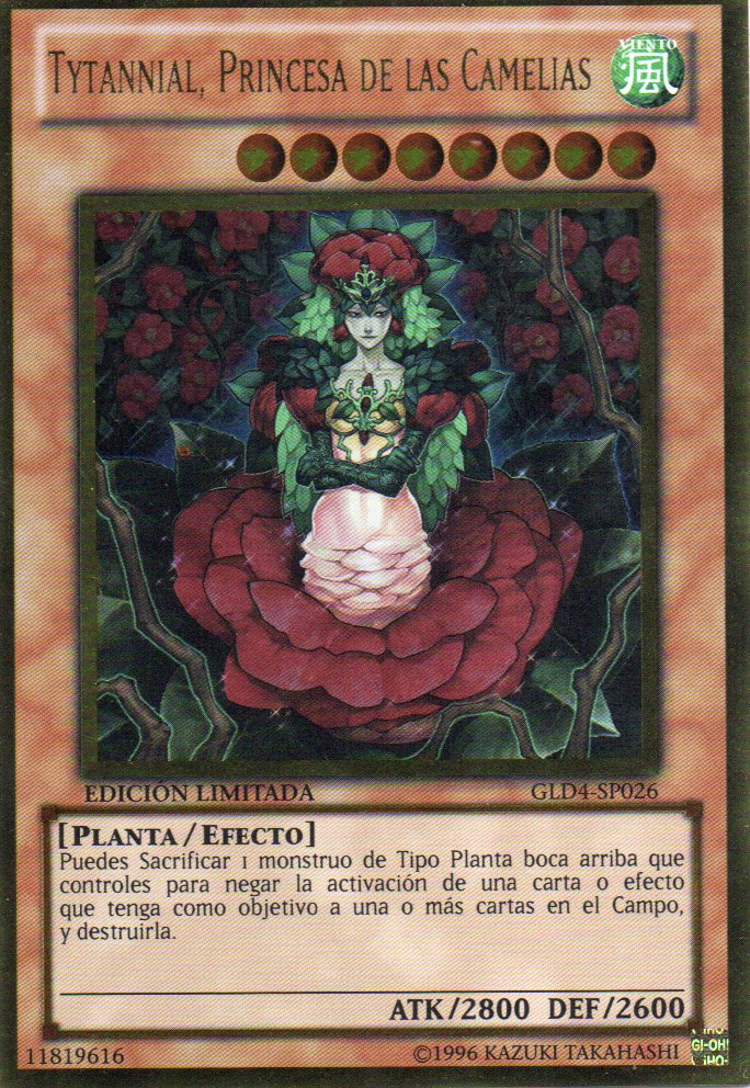 Tytannial, Princesa de las Camelias GLD4-SP026 Gold rare