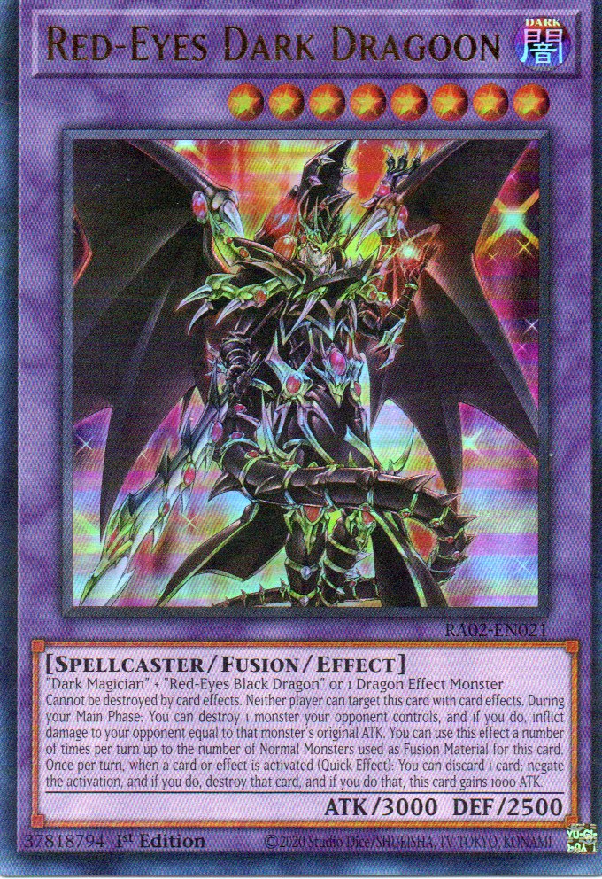 Red-Eyes Dark Dragoon RA02-EN021 Ultra rare